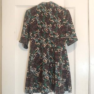 Flower pattern dress
